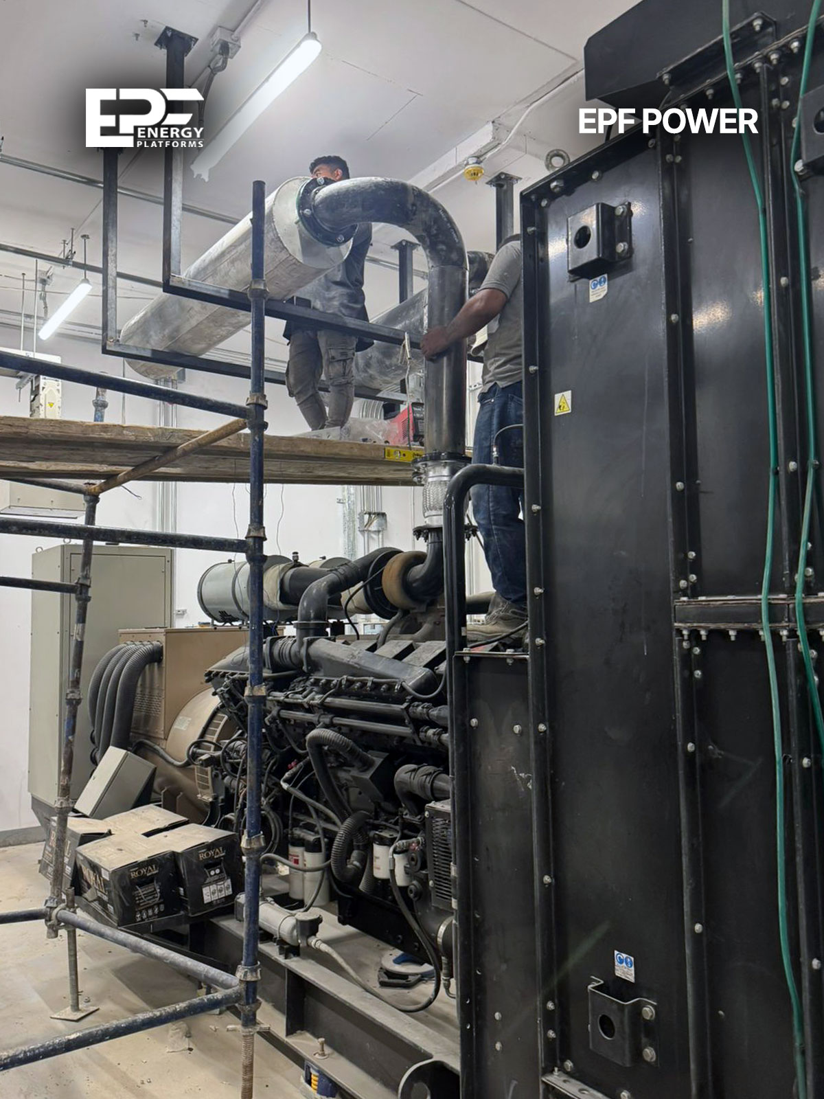 Generator equipment for the Medtown Hospital Project