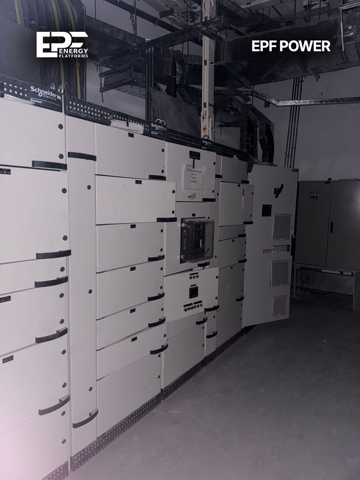 Transformer and power distribution panel system at Medtown Hospital