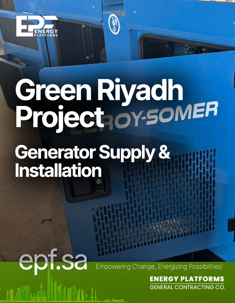 Green Riyadh Project – Generator Supply & Installation