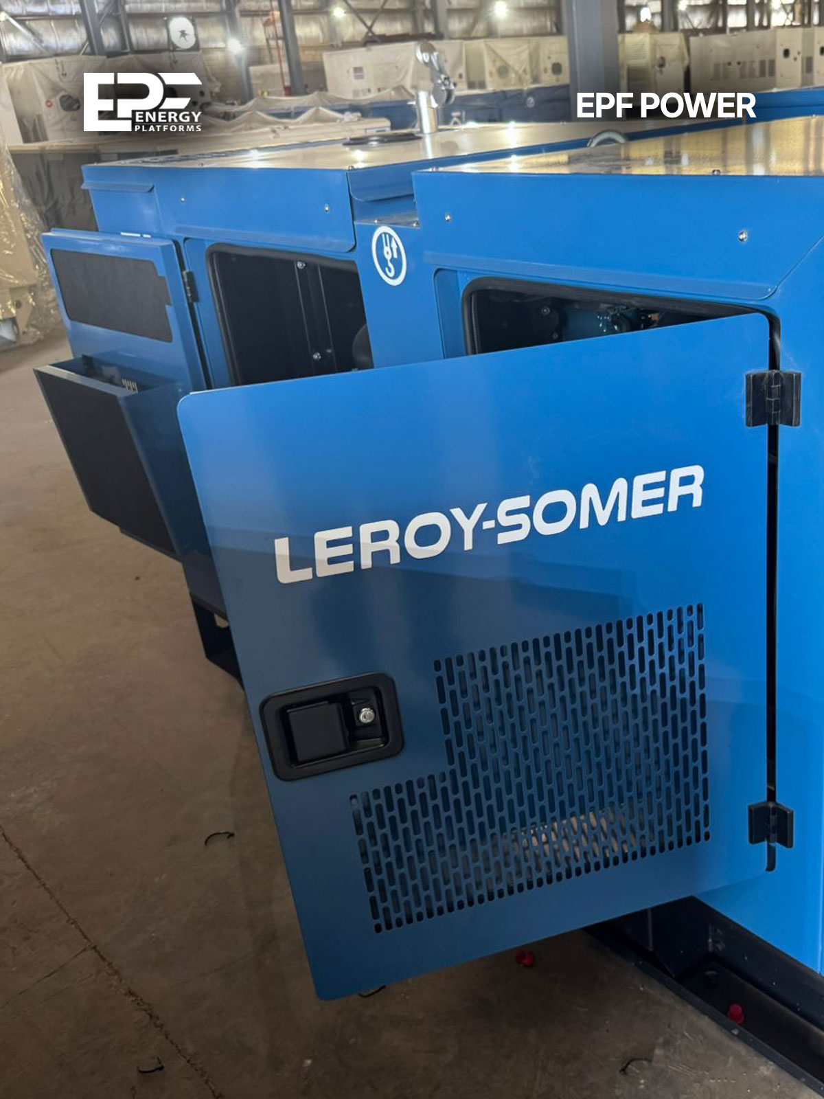 Generator installation for the Green Riyadh Project