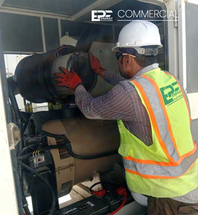 Fuel drums secured on EPF pickup