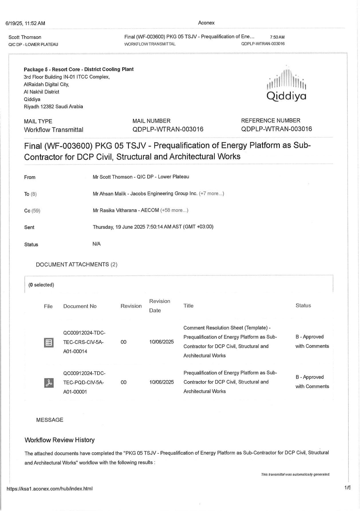 Project Approvals
