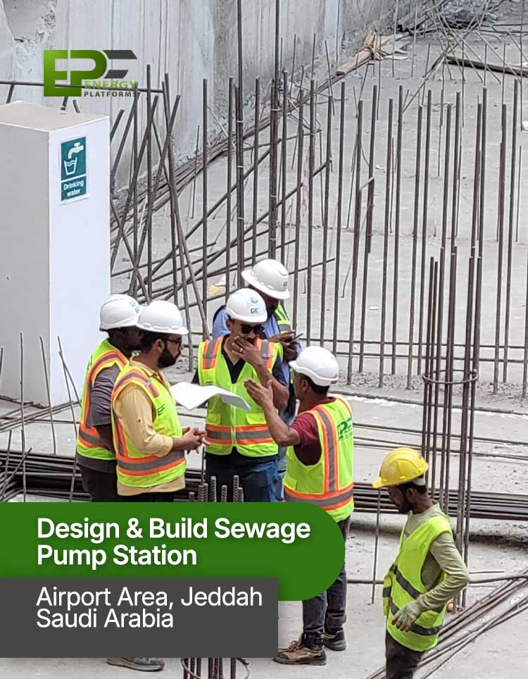 Vertical Rebar Installation – Collection Chamber